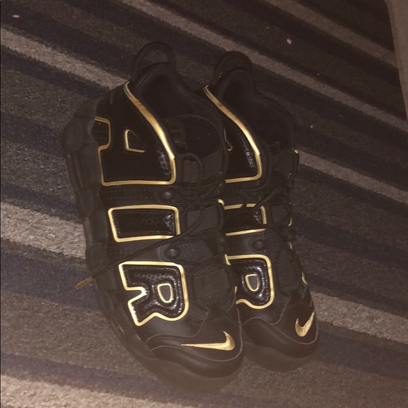 COPY - Nike Uptempo Gold - Black - Picture 5 of 5